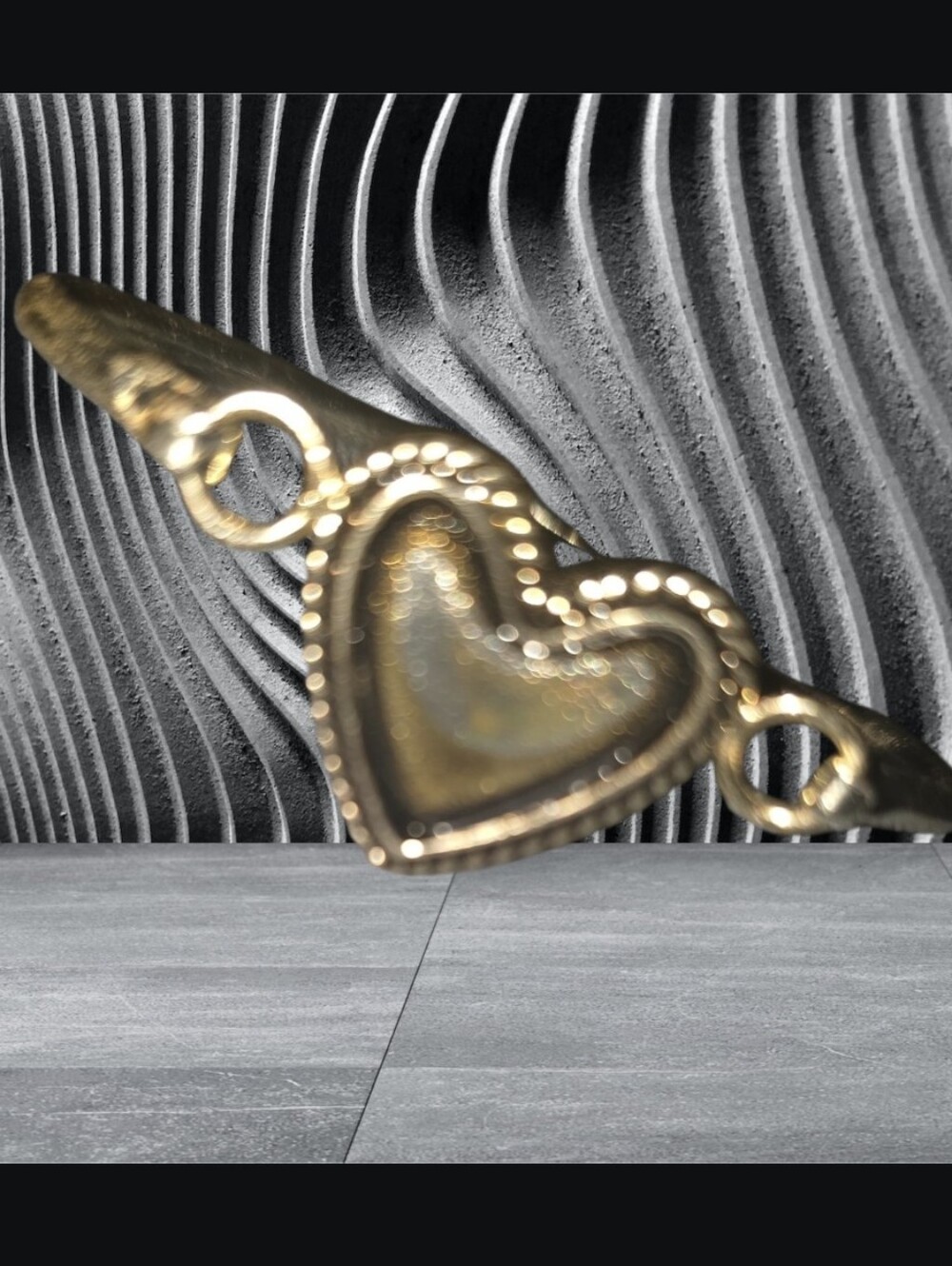 Albone Heart Bangle Bracelet